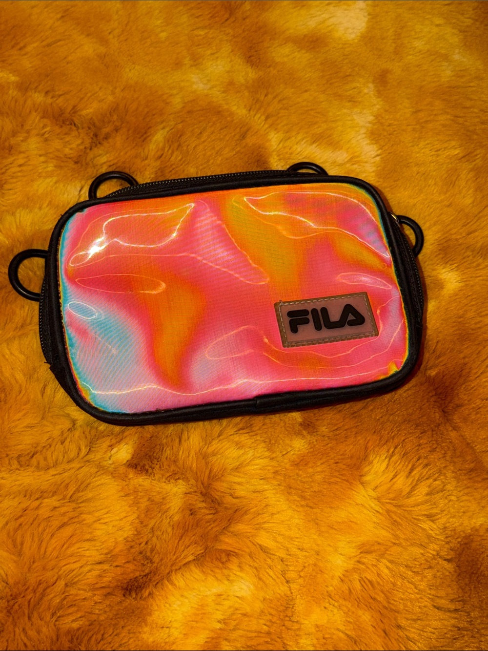 Rainbow Iridescent FILA bag